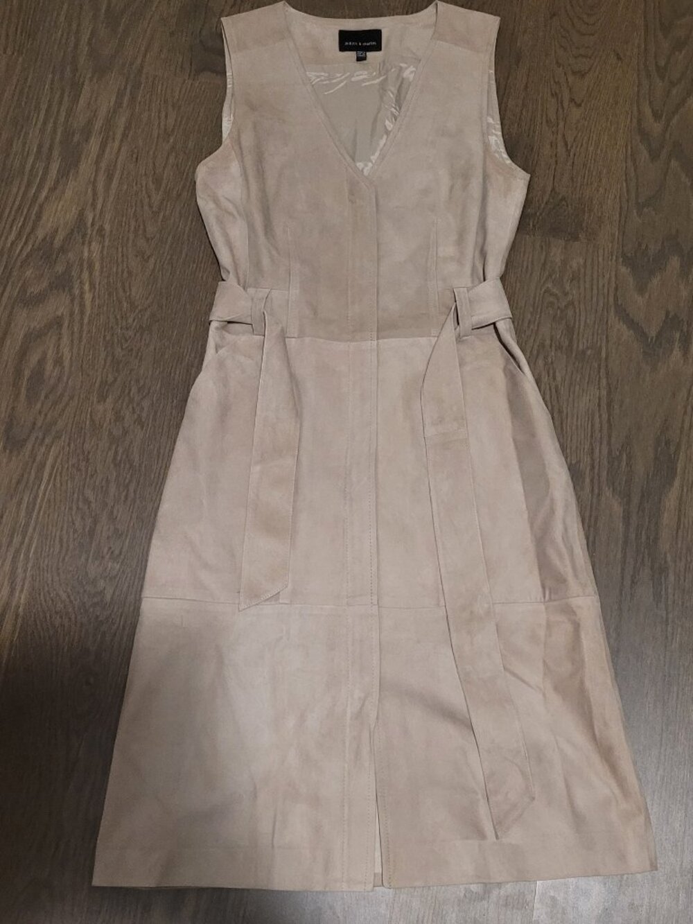 Judith & Charles Taupe Suede Dress